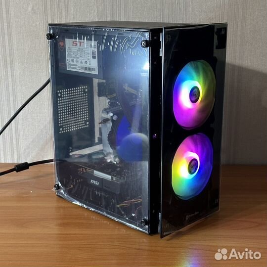 Игровой пк Ryzen 5 1600/16GB/480GB/RX550 4GB