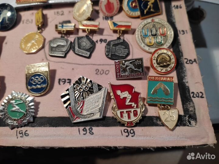 Значки Спорт Олимпиада