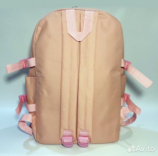 Рюкзак детский розовый с мишкой