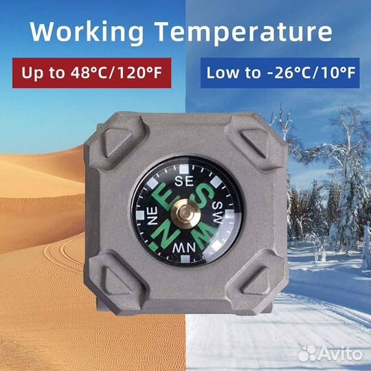 Компас армии США титановый mecarmy CPW