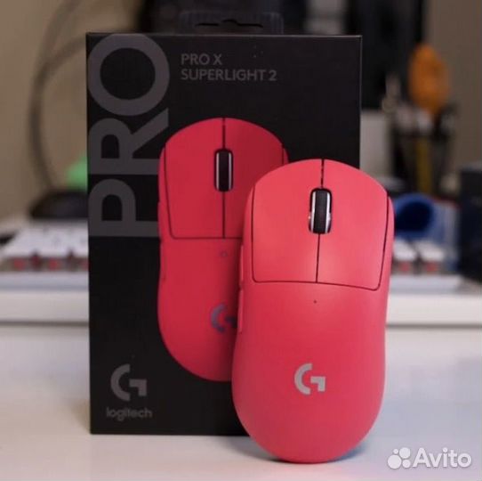 Игровая мышь logitech g pro superlight v2 pink
