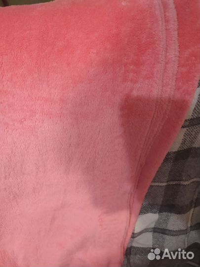 Плед детский розовый