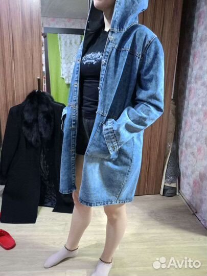 Джинсовый пиджак женский