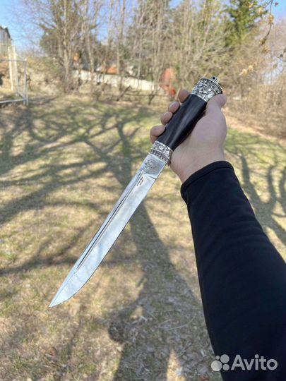 Нож пластунский ручной работы