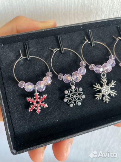 Маркеры для бокалов подвески шармы набор 6