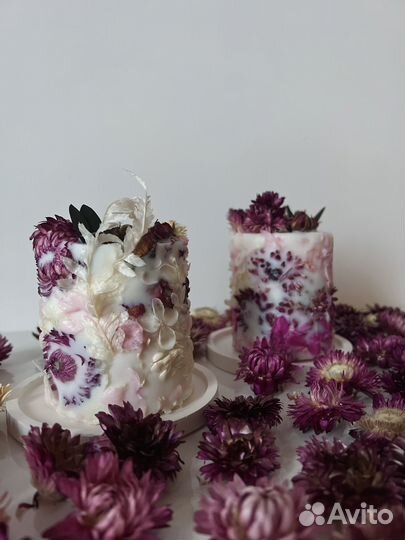 Мастер класс по ботанической свече