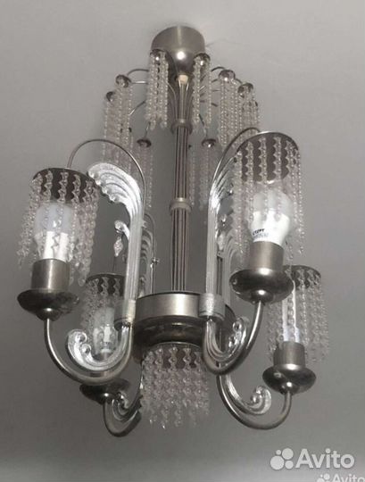 Хрустальная люстра СССР с паспортом винтаж