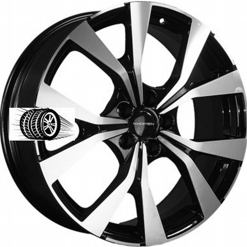 Литые диски Khomen Wheels 7×R19 5×108