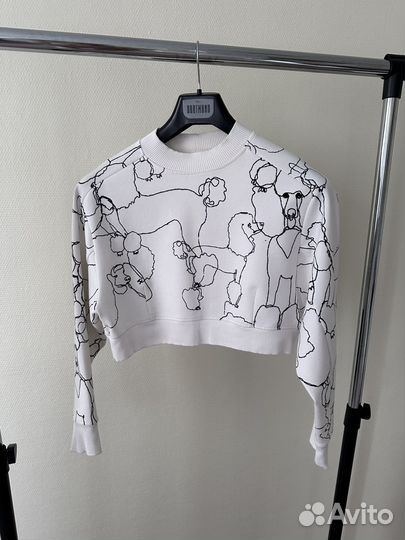 Кроп худи hm