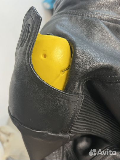 Мотокуртка кожаная мужская scoyco XL