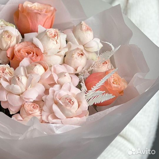 Букет из нежных роз