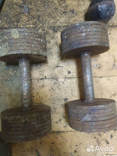 Гантели разборные бу