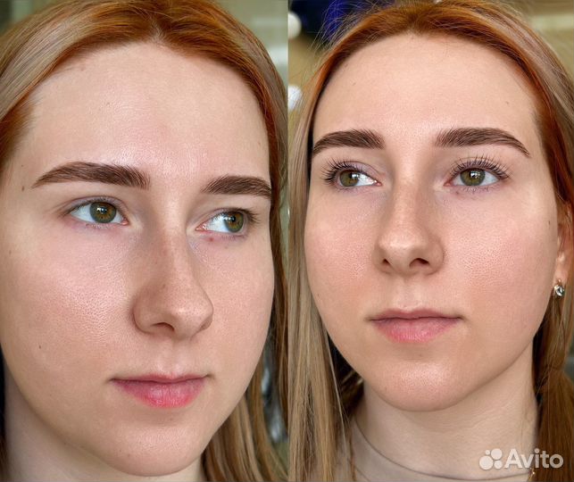 Окрашивание бровей