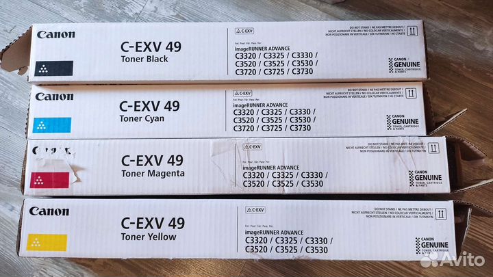 Картридж Canon C-EXV 49 первопроход