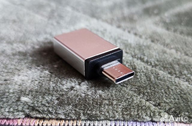 OTG Type-C переходник для подключения флешек и др