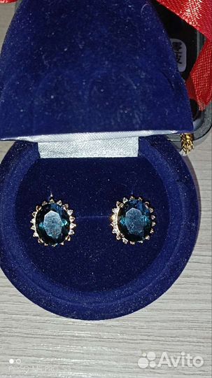 Золотые серьги 375 пробы