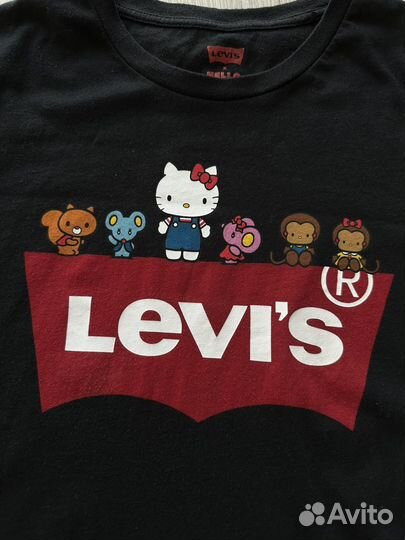 Футболка levis черная