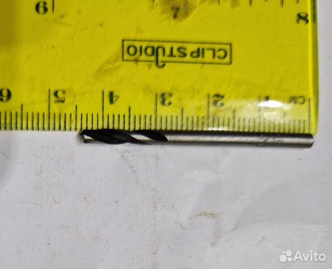Сверло ц/хв.ф2.9 короткое р6м5