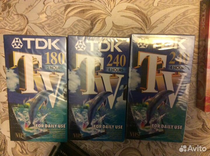 Видеокассеты Sony, TDK