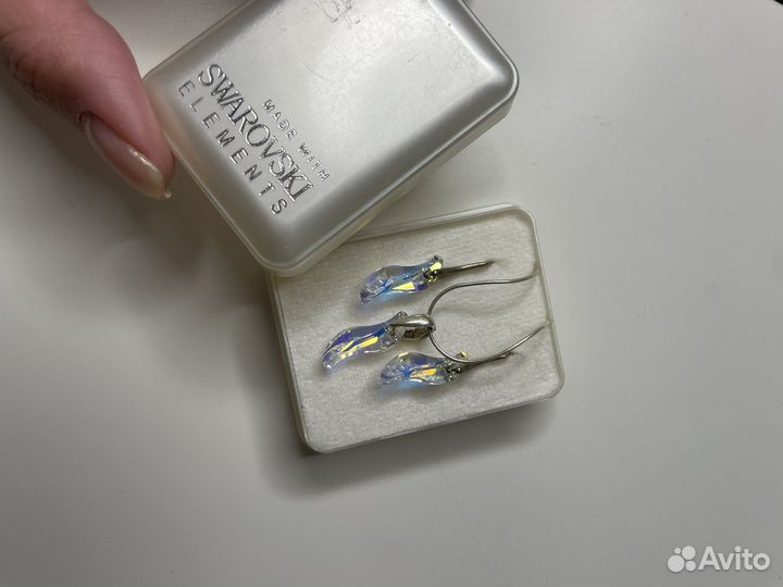 Серьги swarovski