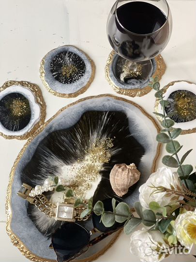 Сервировочный набор ручная работа