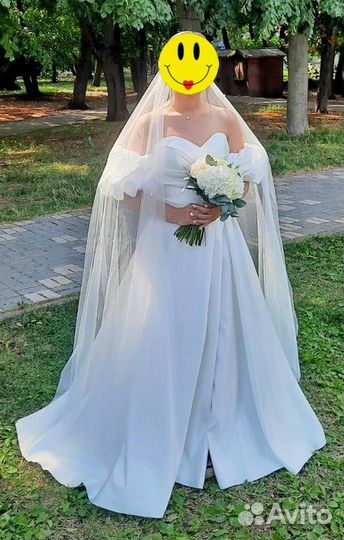 Шикарное свадебное платье