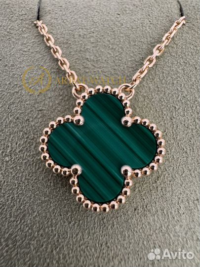 Подвеска Van Cleef & Arpels Alhambra Malachite