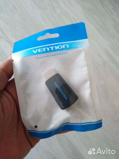 Переходник Vention с аудио выходом
