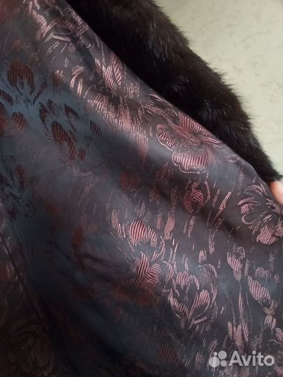 Шуба Длинная Норковая 50-52 в Отличном состоянии