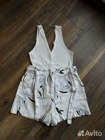 Комплект zara- шорты и боди