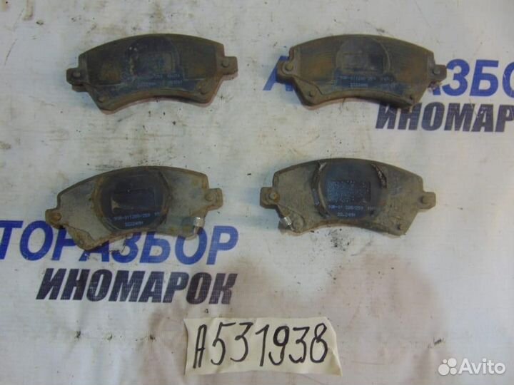 Колодки тормозные передние к-кт для Toyota Corolla