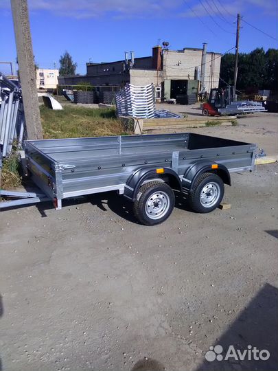 Двухосный прицеп Титан, оцинкованный