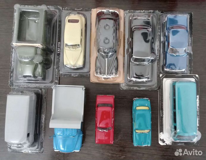 Модели автомобилей СССР dea 1/43 и Modimio маз