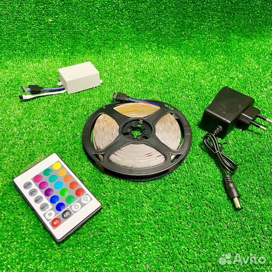 Лента светодиодная цветная RGB 5 метров