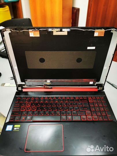 Ноутбук на запчасти acer nitro 5