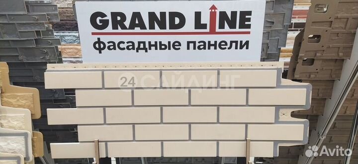 Фасадные панели Grand Line Кирпич Клинкерный desig