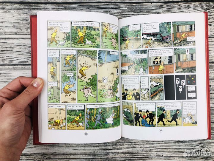 Tintin комиксы на английском языке