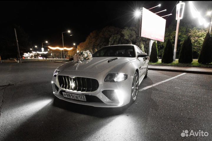 Прокат эксклюзивной Maserati с водителем