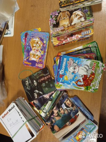 Календарики карманные 2010-2012 г