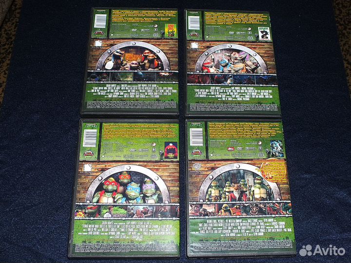 Черепашки мутанты ниндзя DVD фильмы
