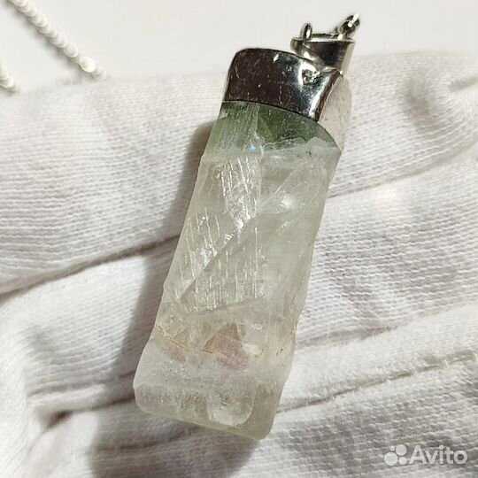Флюорит кулон на цепочке