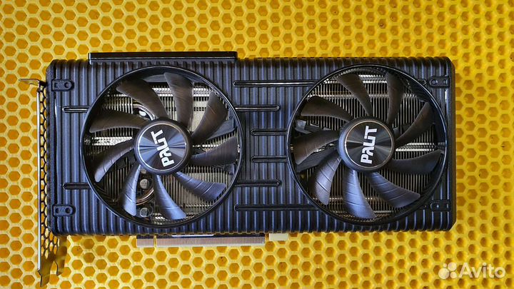 Видеокарта Palit dual RTX3060Ti 8Gb LHR Hynix