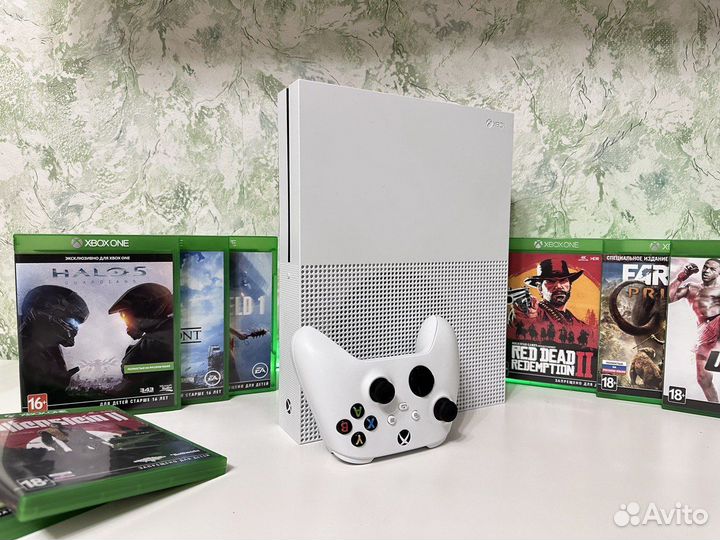 Xbox one s + 950 игр (доставка и гарантия)