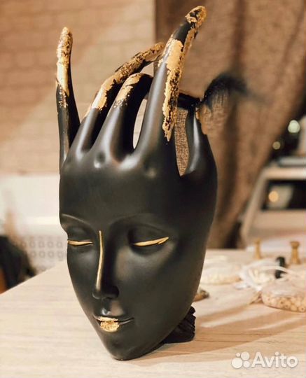 Мудрость статуэтка маска