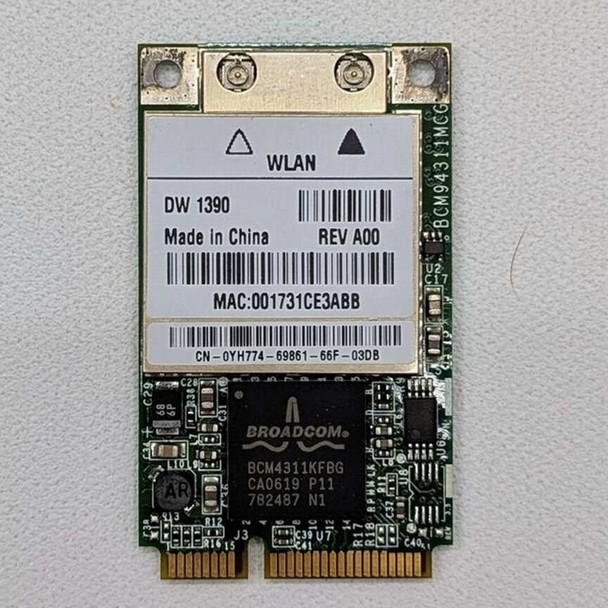 [0YH774] Wi-Fi Модуль 0yh774, Dell Latiude D420