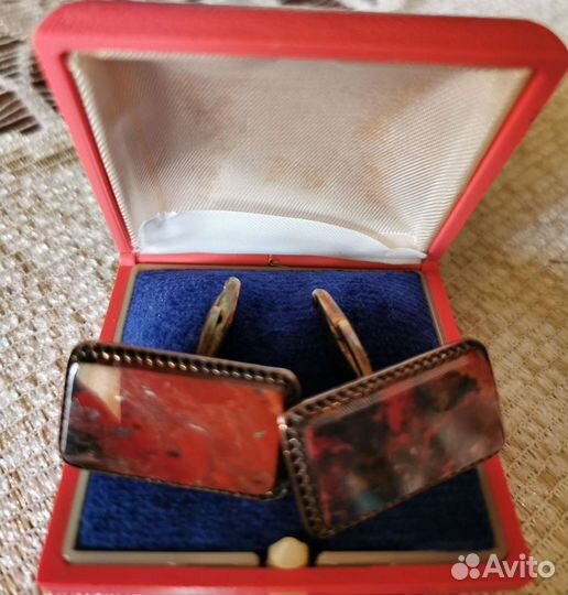 Запонки ссср, серебро 875