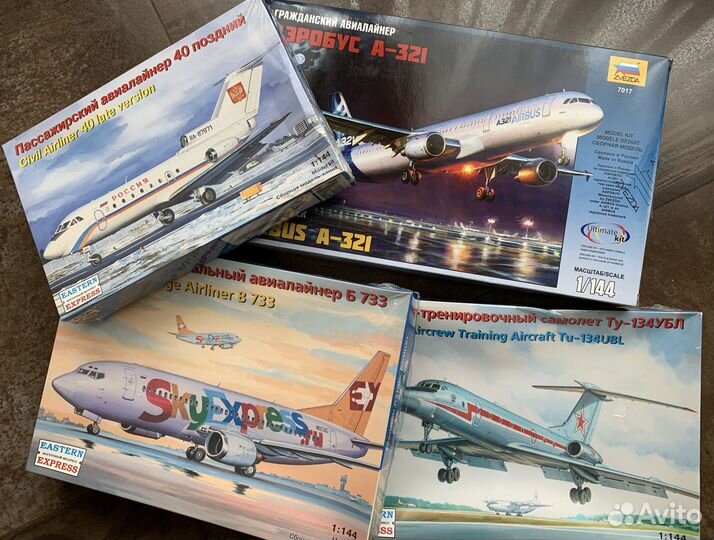 Сборные модели самолетов 1:144