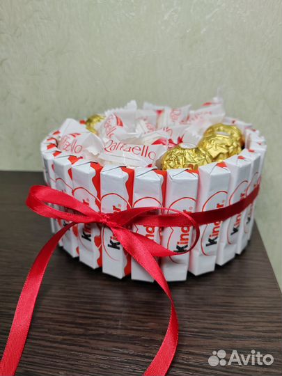 Торт из киндера. Сладкий букет. Сладкий подарок