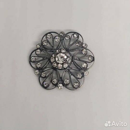 Брошь СССР клеймо серебро