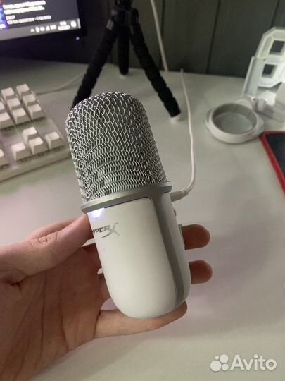 Микрофон Hyperx solocast white